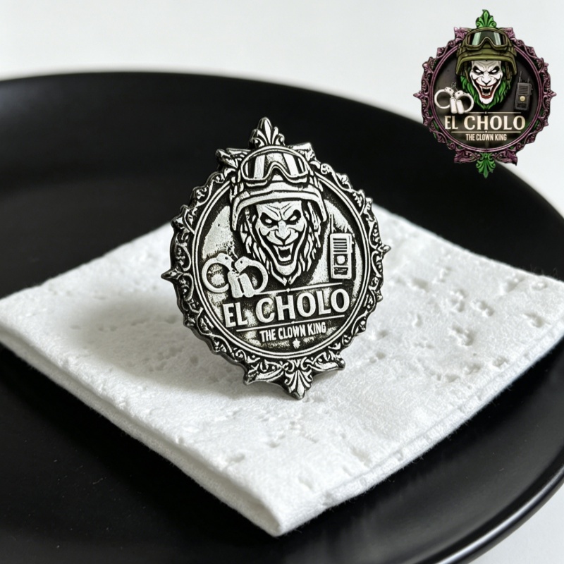 Street Fashion Hats - Broche personnalisée avec logo de clown,