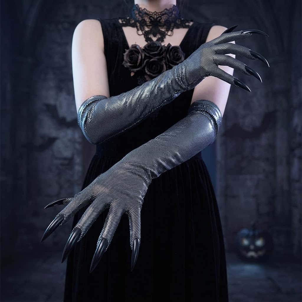 Street Fashion Gloves - Manches longues gothiques Y2K Moon Girl