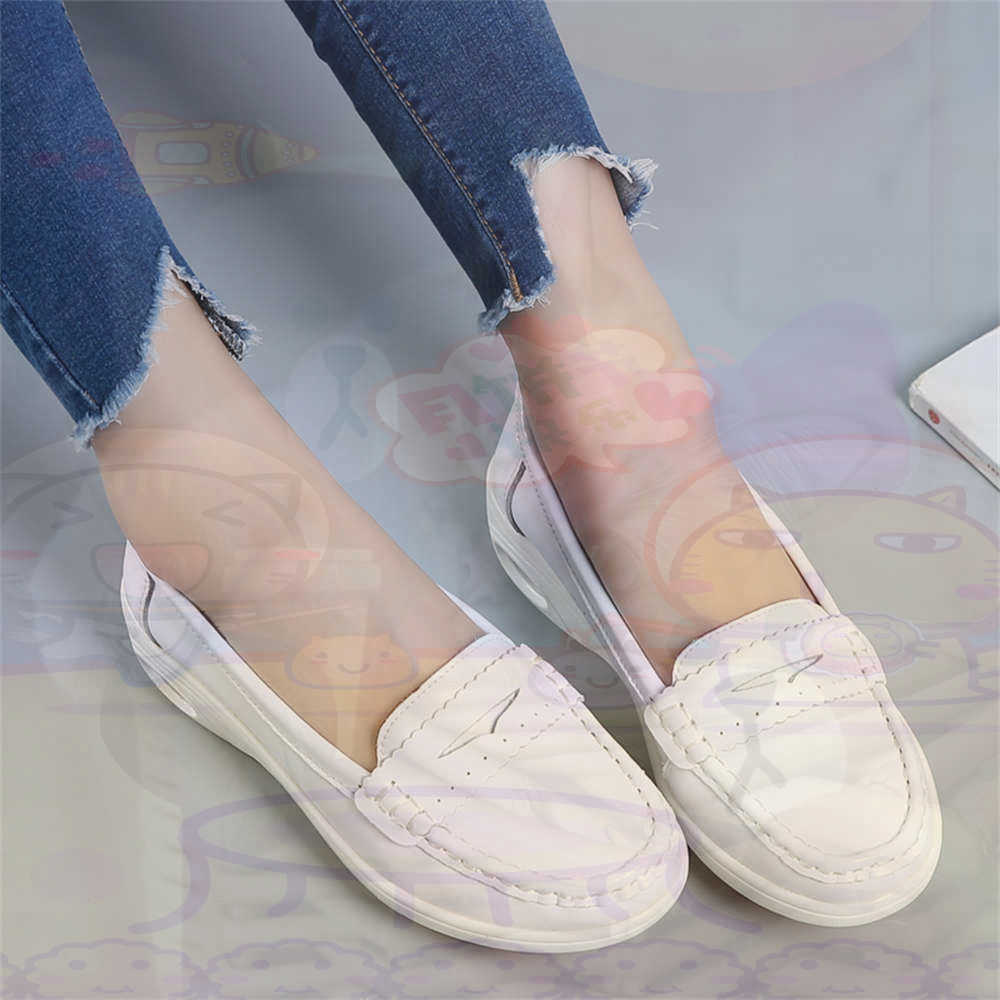 Asian Street Fashion Girls - Chaussures souples à enfiler pour femmes,