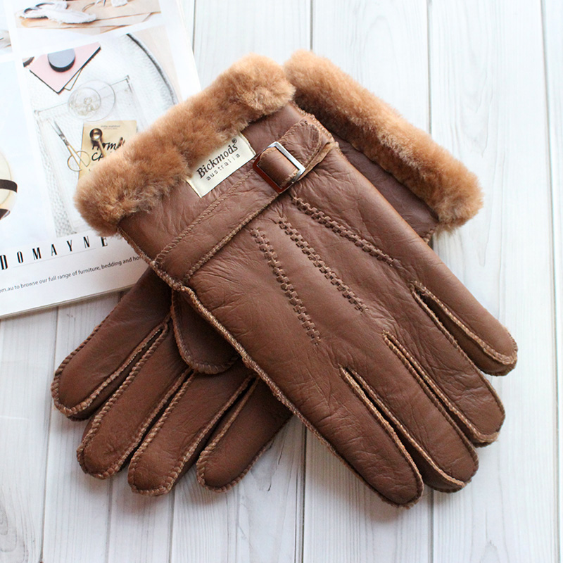 Gants en fourrure de mouton po - Street Fashion Gloves avis et prix