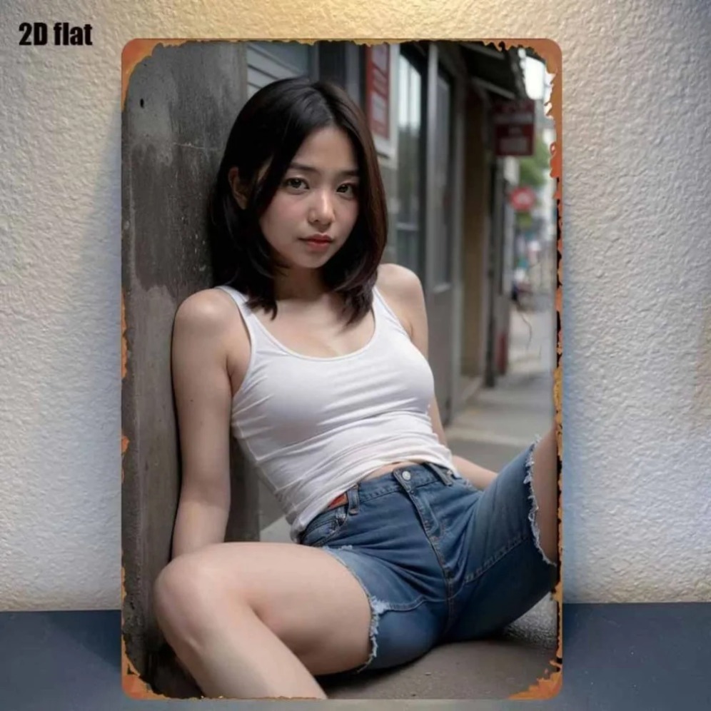 Nouvelle Décoration Murale Mét - Asian Street Fashion Girls avis et prix