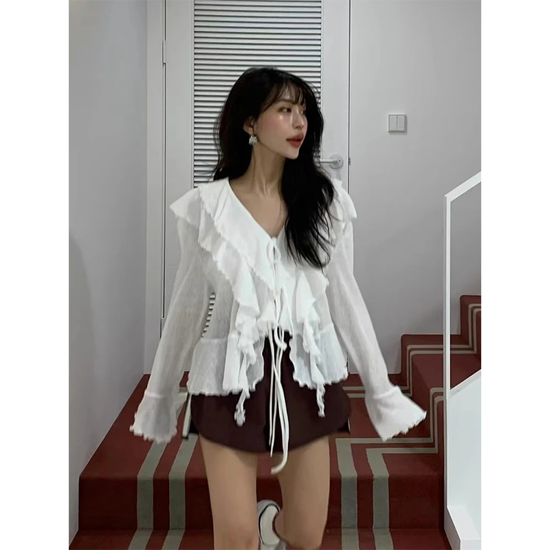 MEXZT recadrée chemises blanch - Street Fashion In Korea avis et prix