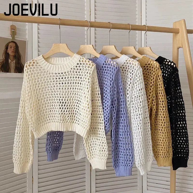 Haut court en tricot ajouré po - Street Fashion In Korea avis et prix