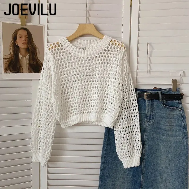 Haut court en tricot ajouré po - Street Fashion In Korea avis et prix