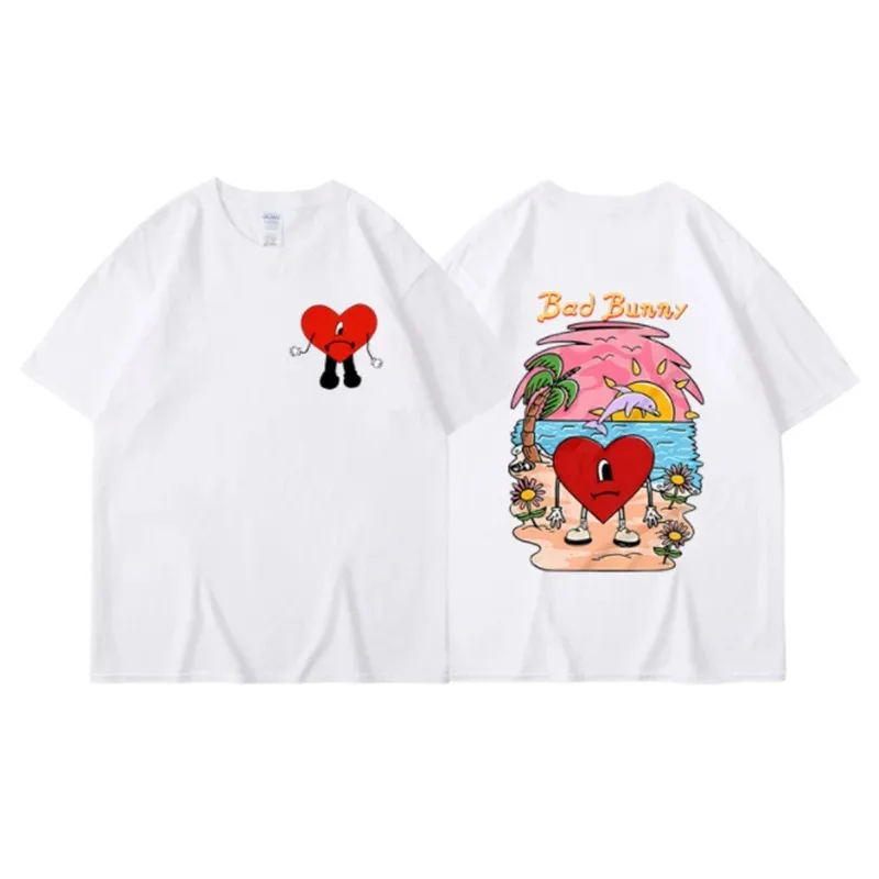 T-shirt Bad Bunny taille asiat - Street Fashion Asian Men avis et prix
