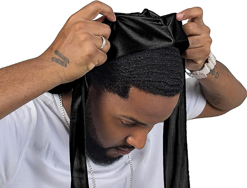 3 pièces/lot Long Durag soie S - Street Fashion Hats avis et prix