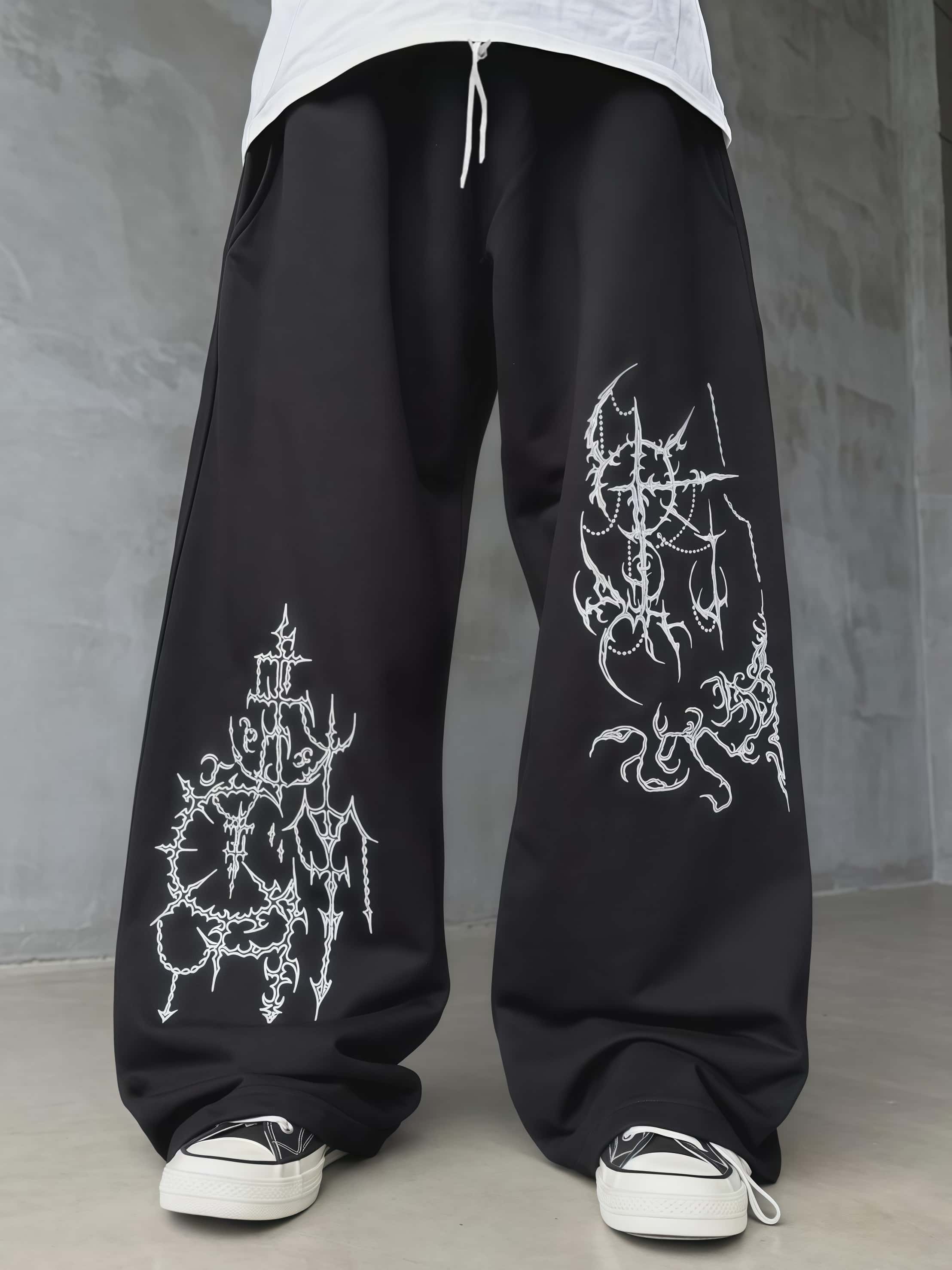 Pantalons larges décontractés  - Street Fashion Asian Men avis et prix