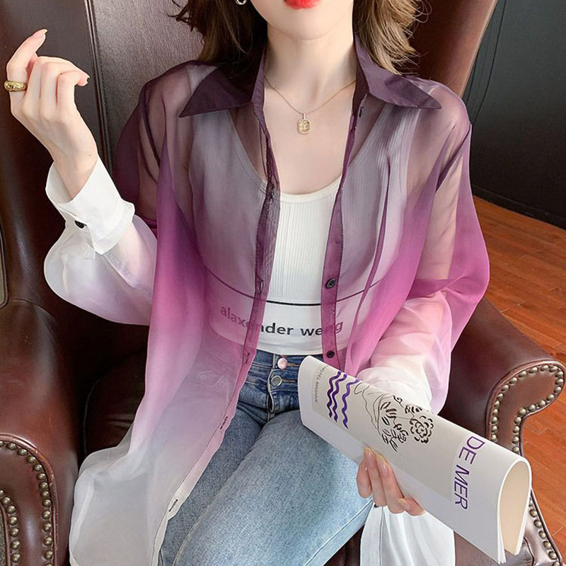 Chemise en mousseline de soie  - Street Fashion In Korea avis et prix