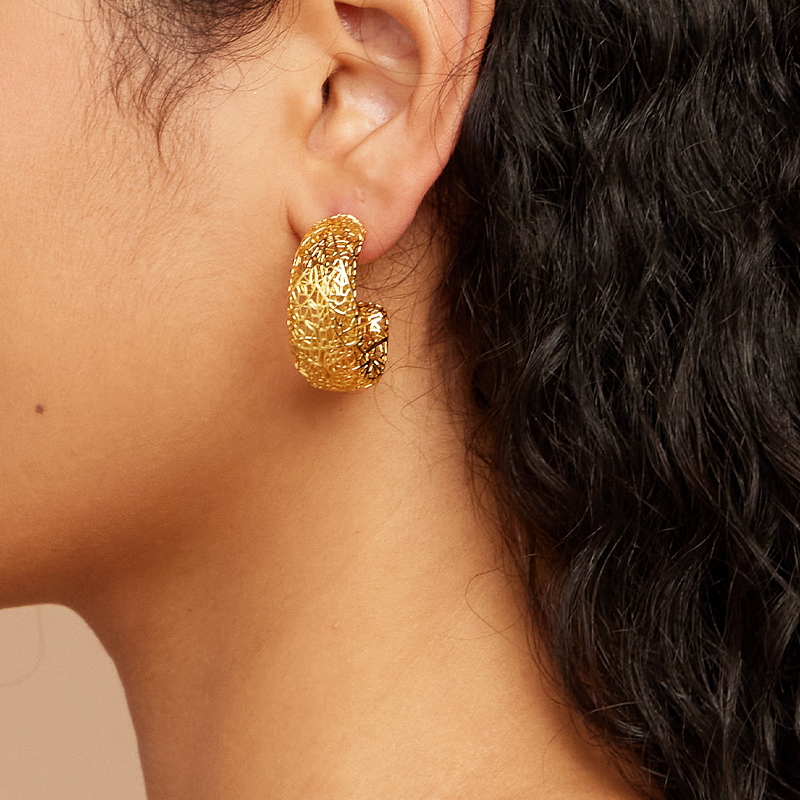IVOG Boucles d'oreilles creuse - Street Fashion Websites avis et prix