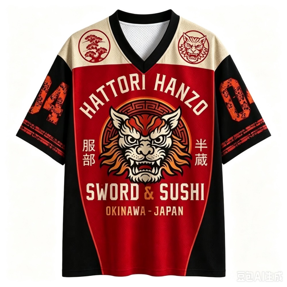 T-shirt de sport à col en v po - Street Fashion In Japanese avis et prix