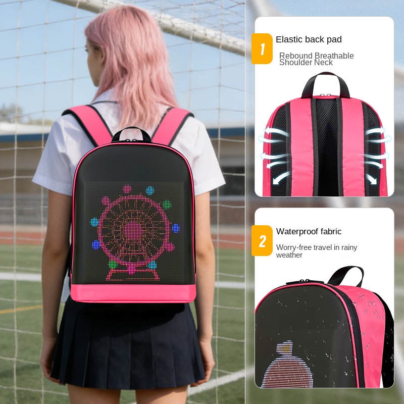 Sac à dos LED tendance avec af - Street Fashion App avis et prix