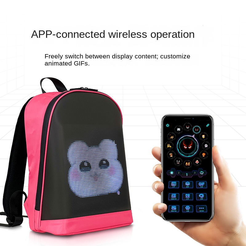Sac à dos LED tendance avec af - Street Fashion App avis et prix