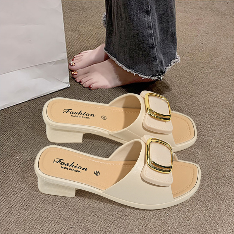 Sandales d'été polyvalentes po - Street Fashion In Korea avis et prix