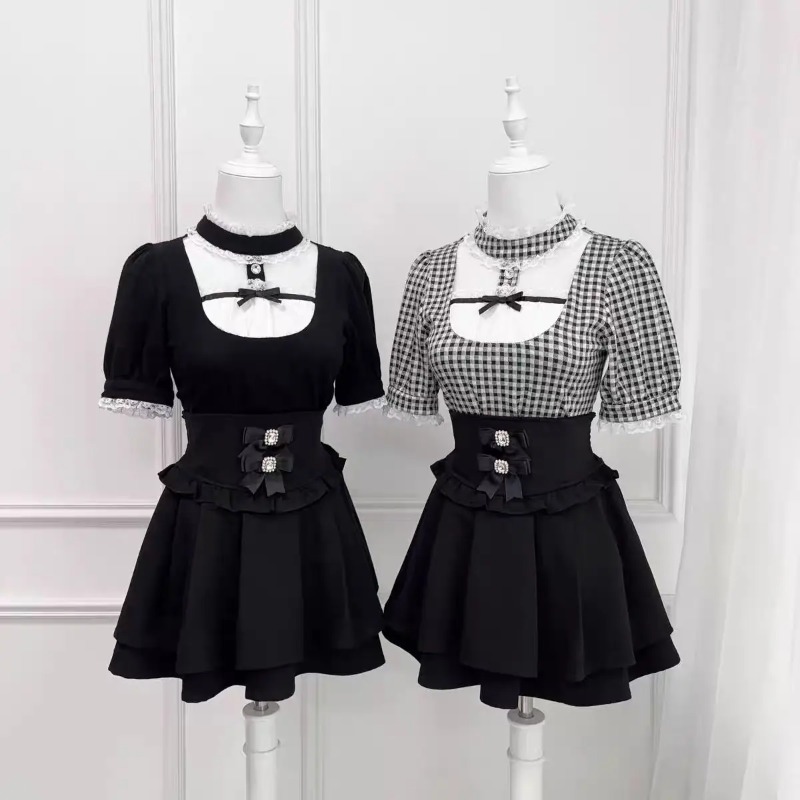 Chemisier gothique à volants e - Street Fashion In Japanese avis et prix